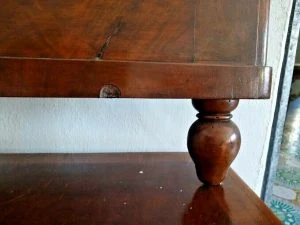 Specchio antico fine '800 piedini a cipolla